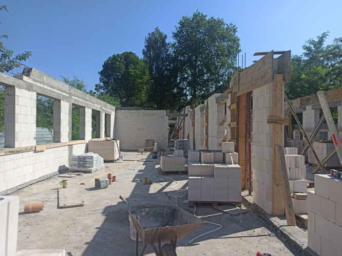 prace budowlane w Regionalnym Centrum Badań i Konserwacji Zabytków